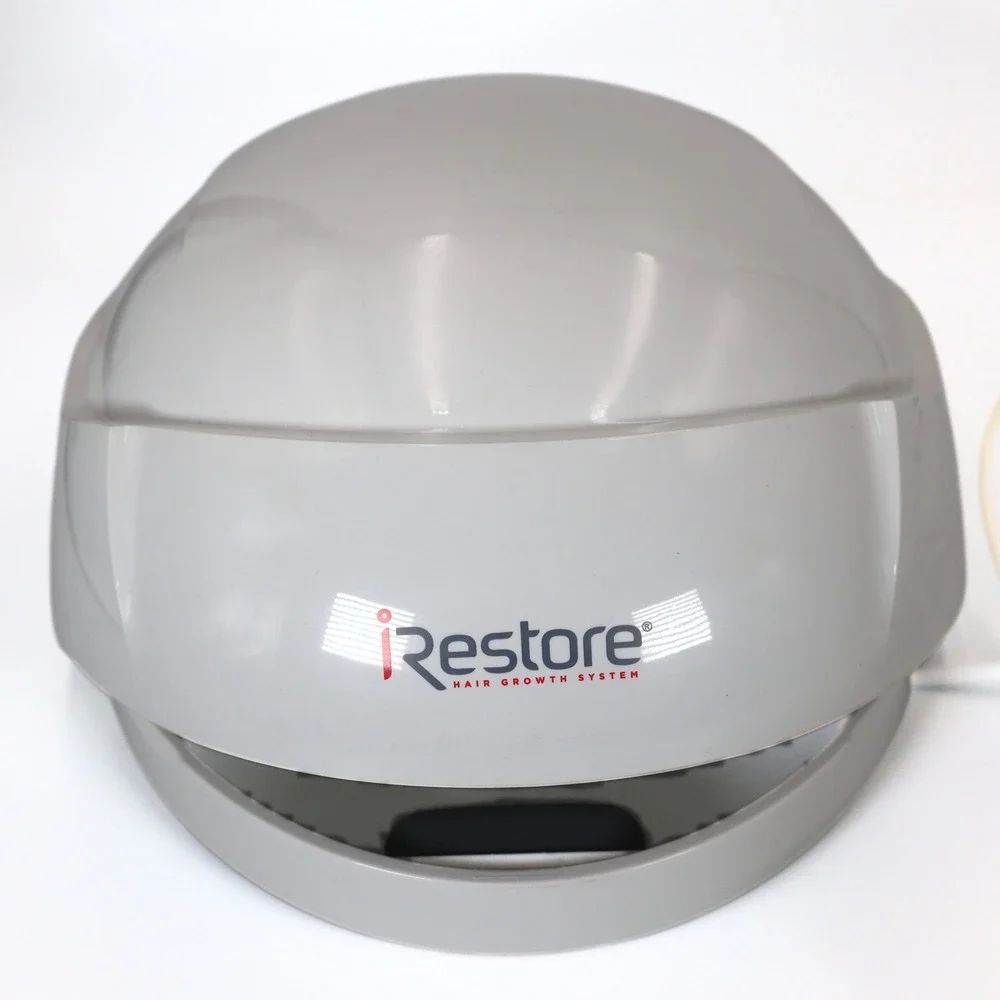 iRestore Laser Hair Growth System White Helmet Light Therapy Device